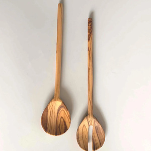 Juego de Cuchara y Tenedor para Ensalada de Madera, Diseño Novedoso, Cubertería Premium Decorativa para Cocina, Servidor de Ensalada de Madera para Bodas y Cenas - Product Image 6