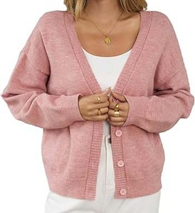 Lightweight Pique Women's Knitted Sweater - Breathable Winter Pullover - Soft Warm Female Daily Fashion <b>Jumper</b> - Product Image 2