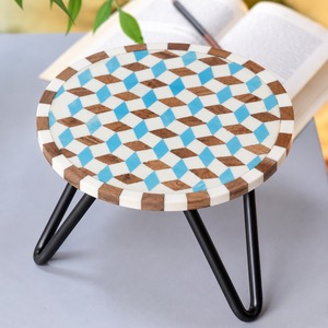 Contemporary Wooden And Iron <b>Cake</b> <b>Stand</b> For Premium Dessert Serving And Decorative Party Setup - Product Image 6