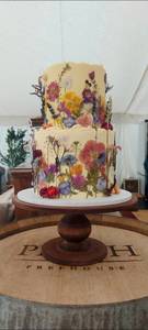 Handcrafted Acacia And Mango <b>Cake</b> Stand with Dome <b>Cover</b> Rustic Dessert Display Tray for Bakery Cafe Wedding Decoration - Product Image 5