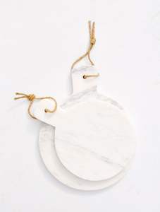 เขียงหินอ่อนตกแต่งสำหรับวางโชว์บนเคาน์เตอร์ครัวและใช้เสิร์ฟ - Product Image 3