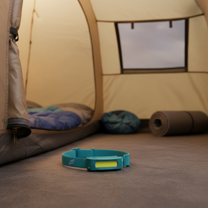 ไฟฉายคาดศีรษะแบบชาร์จได้ 145 ลูเมน COB LED - แสงกว้างพิเศษ 180 องศา 4 โหมด กันน้ำ IP65 ผลิตจากพลาสติก สำหรับใช้งานกลางแจ้งและทำงาน - Product Image 1