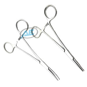 Pinzas Ortopédicas Halsted de Alta Calidad, 12.5mm, Rectas y Curvas, Instrumentos Quirúrgicos de Acero Inoxidable, Accionamiento Manual - Product Image 2