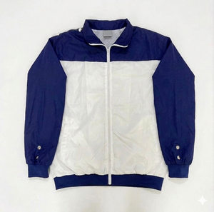 High Quality Trending Fashion Custom Embroidered Men Zip Front Polyester Nylon Windbreaker Shorts Co Ord Sportswear <b>Set</b> - Product Image 2