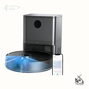 หุ่นยนต์ดูดฝุ่นถูพื้นอัจฉริยะ Sudex M30+ พร้อมระบบเทฝุ่นอัตโนมัติ ชาร์จไฟเอง รองรับ WiFi ระบบ Lidar ทำความสะอาดบ้านแบบแฮนด์ฟรี - Product Image 6