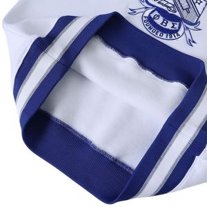 เสื้อคอกลมลายปักสีขาว Phi Beta Sigma สำหรับผู้ชาย ทรงพอดีตัว ผ้าพรีเมียม เสื้อผ้าสำหรับสมาคมพี่น้องชาวกรีก ชุดลำลอง - Product Image 6