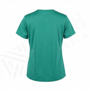 เสื้อยืดคอกลมคลาสสิกสำหรับผู้หญิง เป็นมิตรกับสิ่งแวดล้อม แบบเรียบง่าย ขายส่งจำนวนมาก สวมใส่สบายทุกวัน แฟชั่นทันสมัย สีสันปรับแต่งได้ - Product Image 2