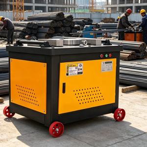 Máquina Dobladora y Cortadora de Varillas de Acero Industrial, Equipo Automático para Cortar y Doblar Varillas de Acero con Motor de Alta Eficiencia, Precio con Descuento - Product Image 1