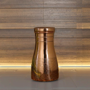 Luxury Royal Copper Embossed Food Grade Dishwasher Safe Stackable <b>Jar</b> for Business Gifts - Product Image 1