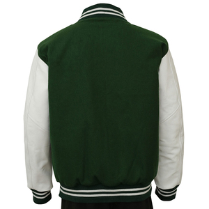 แจ็คเก็ตวาร์ซิตี้ขายส่ง ระบายอากาศได้ดี คอเสื้อแบบคอกลม พิมพ์โลโก้ตามสั่ง แขนยาวเต็มตัว แจ็คเก็ตเบสบอลสำหรับผู้ชาย - Product Image 2