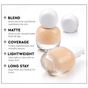 Base de Maquillaje Líquida de Larga Duración OEM con Control de Grasa y Acabado Natural, Marca Privada - Product Image 6
