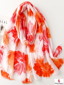 High Quality Luxury Printed Long <b>Scarf</b> Soft Fabric Head <b>Scarf</b> White Label Low MOQ OEM ODM Textile Factory Supplier - Product Image 1