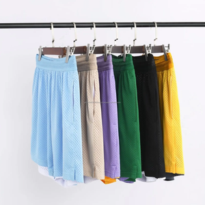 2025 américain été hommes été basket-ball Shorts 5 pouces maille Shorts course Fitness plage pantalon logo personnalisé - Product Image 1