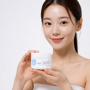 [ROOICELL] <b>Water</b> Drop Face Cream Korean Skincare Deep Hydration Moisture Lock 50g Aqua Super Waterdrop Moisture Cream - Product Image 1