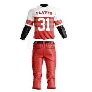 Uniforme de Béisbol Personalizado al por Mayor con Colores Personalizados, Material de Poliéster Transpirable, Logotipo Personalizado para Equipos Adultos - Product Image 2