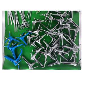 57 PCS Manual OB/GYN Surgical <b>Instrument</b> Set Gynecology Forceps Speculum Medical Kit Stainless Steel Hospital Use CE Certified - Product Image 1