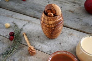 Reusable Wooden Honey Dipper with Long Handle Eco-Friendly Classic Design Mirror Polish for <b>Camping</b> Cafe & Home Use - Product Image 4