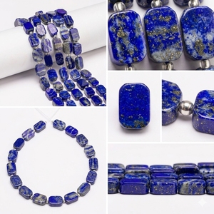 Blue Lapis Lazuli Stone <b>Beads</b> Faceted Oval <b>Crystal</b> <b>Beads</b> <b>for</b> <b>Jewelry</b> <b>Making</b> Bracelet Necklace Craft - Product Image 4