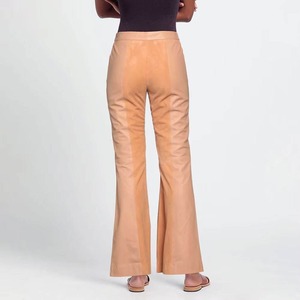 Customized Breathable Winter Leather <b>Pants</b> Casual Wear Original Design High Street Women's Leather <b>Pants</b> - Product Image 3