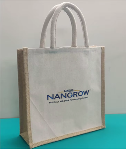Bolsa de Tela No Tejida Nestlé NanGrow con Logotipo Impreso, Ligera, Unisex, para Uso Diario, Capacidad de 1-1.9l, Diseño Abierto - Product Image 1