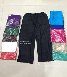 Women's Fashion Cotton <b>Plain</b> Solid <b>Colours</b> Palazzo Pajamas/Pants Wholesale Exporter From India - Product Image 1