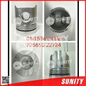 TAIWAN SUNITY Diesel 6HAE Piston OEM 726650-22724 High Efficiency for Yanmar 6HAE Marine <b>Engine</b> Parts - Product Image 2
