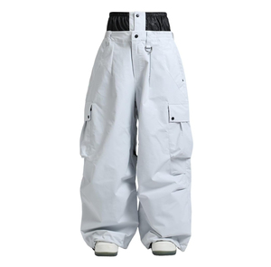 Pantalon de ski ample pour homme, nouvelle collection hiver, coupe large, fermeture éclair, pour sports de plein air - Product Image 5