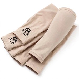 Manches de protection solaire GYM ACTIVE pour hommes en polyester UPF50+, longueur coude, rafraîchissantes, respirantes, avec logo personnalisé, pour sports de plein air - Product Image 3