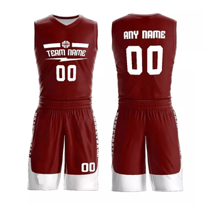 ชุดบาสเก็ตบอล TOP ผ้าโพลีเอสเตอร์ 100% พิมพ์ลายแบบ Sublimation แห้งเร็ว ไร้รอยยับ กันลม ชุดกีฬาแบบไม่มีแขน - Product Image 6