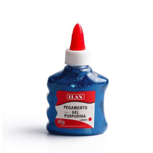 Ilan <b>Glitter</b> Gel 80g <b>Blue</b> Luminous Craft Adhesive For Kids Arts - Product Image 1