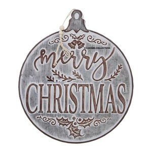 Décorations de Noël suspendues, ornements rustiques en métal galvanisé, taille et forme personnalisées, boîte, Père Noël, décoration de la maison - Product Image 1