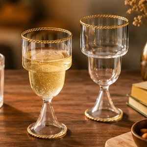 Verre à whisky/eau/jus en borosilicate fait main avec logo personnalisé, 270 ml, pour cadeaux d'entreprise et kits de bienvenue promotionnels - Product Image 6