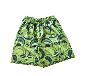 Shorts de basket-ball personnalisés pour hommes, double couche, en maille, avec logo du fabricant, impression par sublimation sur polyester de haute qualité, entrejambe de 5 pouces - Product Image 3