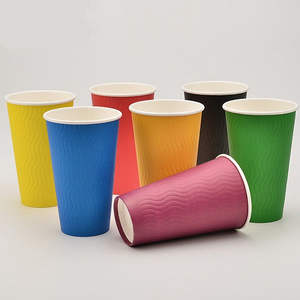 Vasos de Papel al por Mayor, Impresión Personalizada de Fábrica, Doble Pared, Biodegradables, para Bebidas, Impresión Personalizada, Vasos para Té con Leche - Product Image 5
