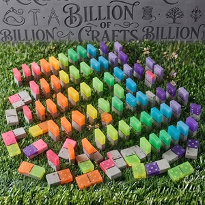 Billion Of Crafts – ensemble de blocs de dominos en résine colorée, 120 pièces, jouet de construction pour garçons et filles de 3 ans et plus, jeu éducatif créatif - Product Image 5