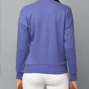 Sweat-shirt décontracté à manches longues pour femme, style streetwear, col rond, sweat-shirt d'hiver à manches longues pour femme, prix abordable - Product Image 3