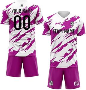Último Diseño, Conjunto de Uniforme de Fútbol 100% Poliéster, Nuevo Estilo, Calidad Premium Profesional para Adultos, Color Personalizado, Logotipo Personalizado - Product Image 1