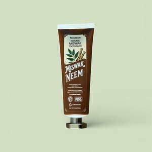 Dentifrice Halal Herbal Anti-Caries Miswak avec Neem et Nano Hydroxyapatite pour Soins Bucco-Dentaires à Domicile pour Adultes - Product Image 3