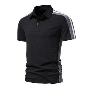 เสื้อโปโลผู้ชายลำลองสำหรับกอล์ฟ ระบายอากาศได้ดี ตะเข็บข้างตัดสี ไซส์ใหญ่ รับสกรีนโลโก้ ป้องกันรอยยับ เหมาะสำหรับเล่นกีฬา - Product Image 6