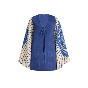 Vestido Informal para Mujer, Estampado Floral, de Algodón, Holgado, para Fiesta, Verano, Primavera, Mini Vestido Transpirable de Manga Larga - Product Image 3