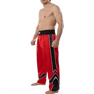Pantalon de Kickboxing Classique Personnalisé OEM, Extensible, Respirant, Séchage Rapide, Léger, Durable, pour Entraînement et Sparring Adultes (Modèle Avant) - Product Image 4