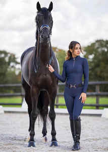 Culotte d'équitation en silicone à siège intégral pour femme Pantalon d'équitation avec poches Collants de cheval stables pour cavaliers - Product Image 6