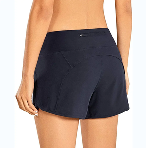 Shorts décontractés d'été pour femmes, style urbain, respirants, séchage rapide, anti-plis, couleur unie, poches latérales, coupe ample, élastique - Product Image 6