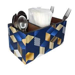 Organizador de MDF con Diseño Moderno para Mesa, para Cuchara, Tenedor, Espátula y Porta Papel de Cocina, Decoración para el Hogar - Product Image 6