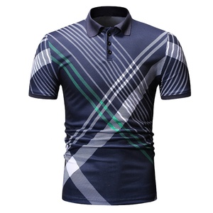 เสื้อยืดโปโลโลโก้ผู้ชาย,เสื้อแขนสั้นพิมพ์ลายกราฟฟิกสวมใส่ได้พอดีตัว - Product Image 1