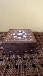 Bone Inlay Handmade Decorative Trinket Storage <b>Box</b> Luxury Jewelry Organizer <b>Keepsake</b> Gift for Hotels Retail and Home Interior - Product Image 4