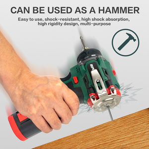 Perceuse à percussion à moteur sans balais à mandrin sans clé 5 en 1 avec batterie 5.0AH Caractéristiques interchangeables de qualité construction OEM - Product Image 6