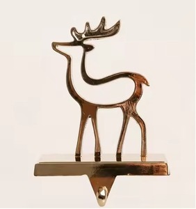 Luxury Seasonal <b>Stocking</b> <b>Holder</b> Metal Craft for Holiday Event Decorations - Product Image 1