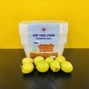 Contenant alimentaire en plastique transparent rectangulaire jetable de 550/650 ml avec couvercle, sans BPA, fabriqué au Vietnam, le plus vendu en 2026 - Product Image 2