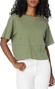 The Drop Sydney Camiseta de manga corta con cuello redondo para mujer - Product Image 6